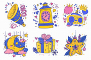 New Year Clipart Bundle, an Illustration by Libby Wishes (Thumbnail 8 of 8)