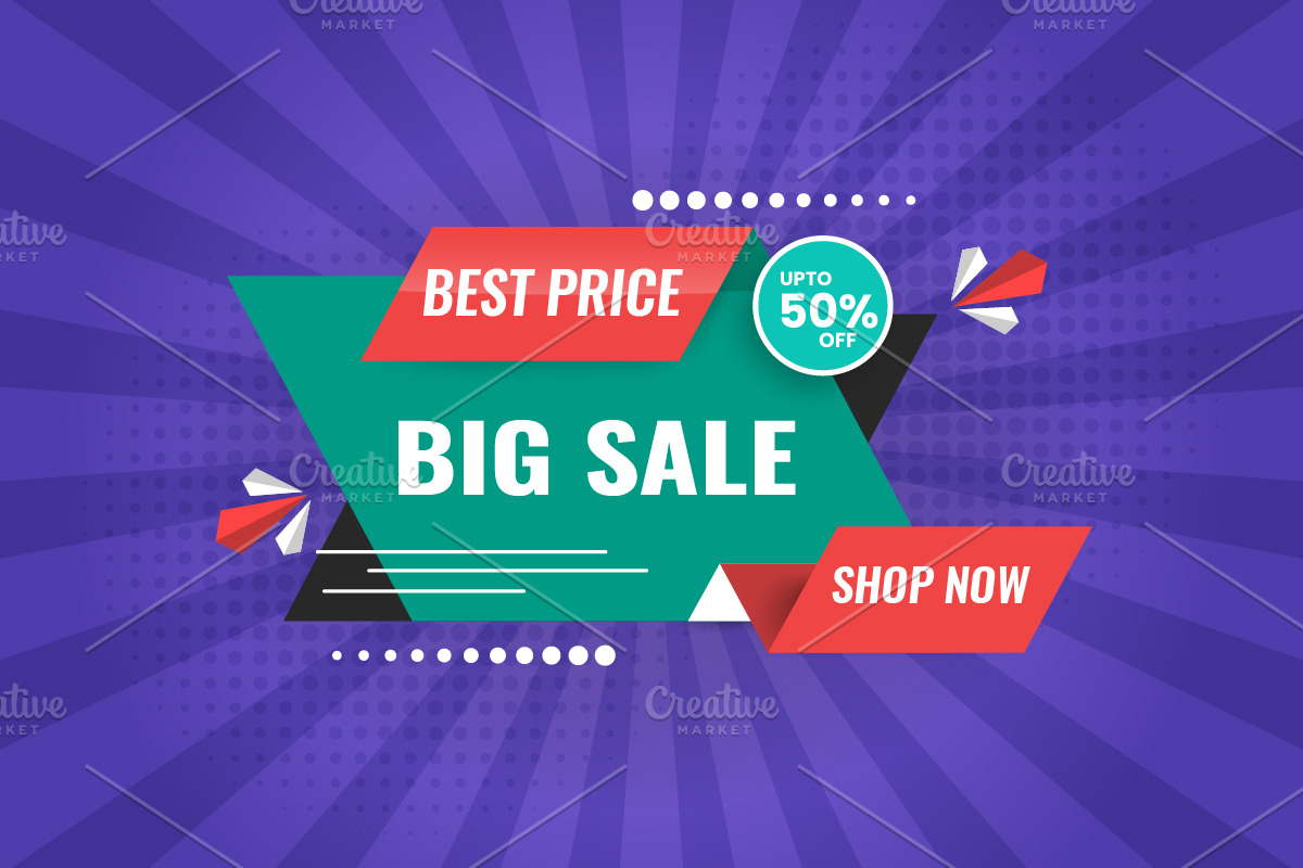 Big sale promotional banner, a Social Media Template by Tanuart (Photo 2 of 2)