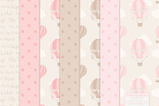 Pink Hot Air Balloons & Patterns, an Illustration by Amanda Ilkov (Thumbnail 5 of 5)