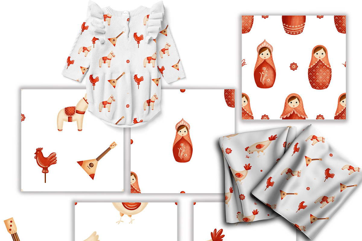 Matryoshka doll - kids collection, an Illustration by Linerisyart (Photo 5 of 10)