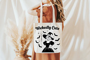 Halloween Vintage Witch Wickedly Cut, an Illustration by DreamCafeArt (Thumbnail 3 of 7)