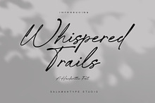 Whispered Trails – Signature Font