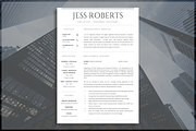 Professional CV Template | Resume, a Resume Template by introDuice - CV / Resumes (Thumbnail 1 of 6)