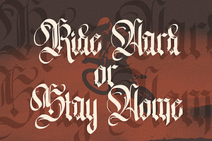 The White Knight - Blackletter Font