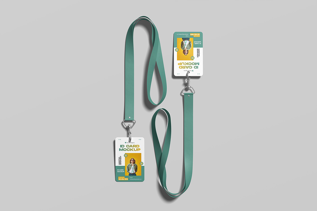 ID Card Mockup For Badge, an Advertising Mockup by graphicsecond (Photo 5 of 5)