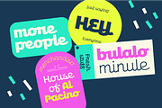 Amio; 6 Fonts Geometrical Script, a Script Font by Eko Bimantara (Thumbnail 4 of 6)