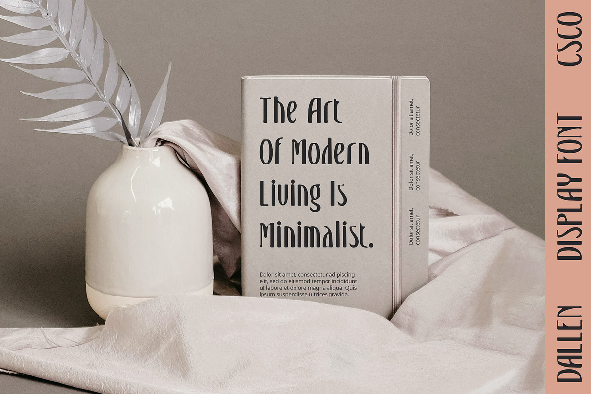 Dallen Blur, a Serif Font by Craft Supply Co. (Photo 3 of 8)