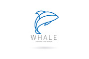 Whale logo, a Branding & Logo Template by Logocreative (Thumbnail 1 of 3)