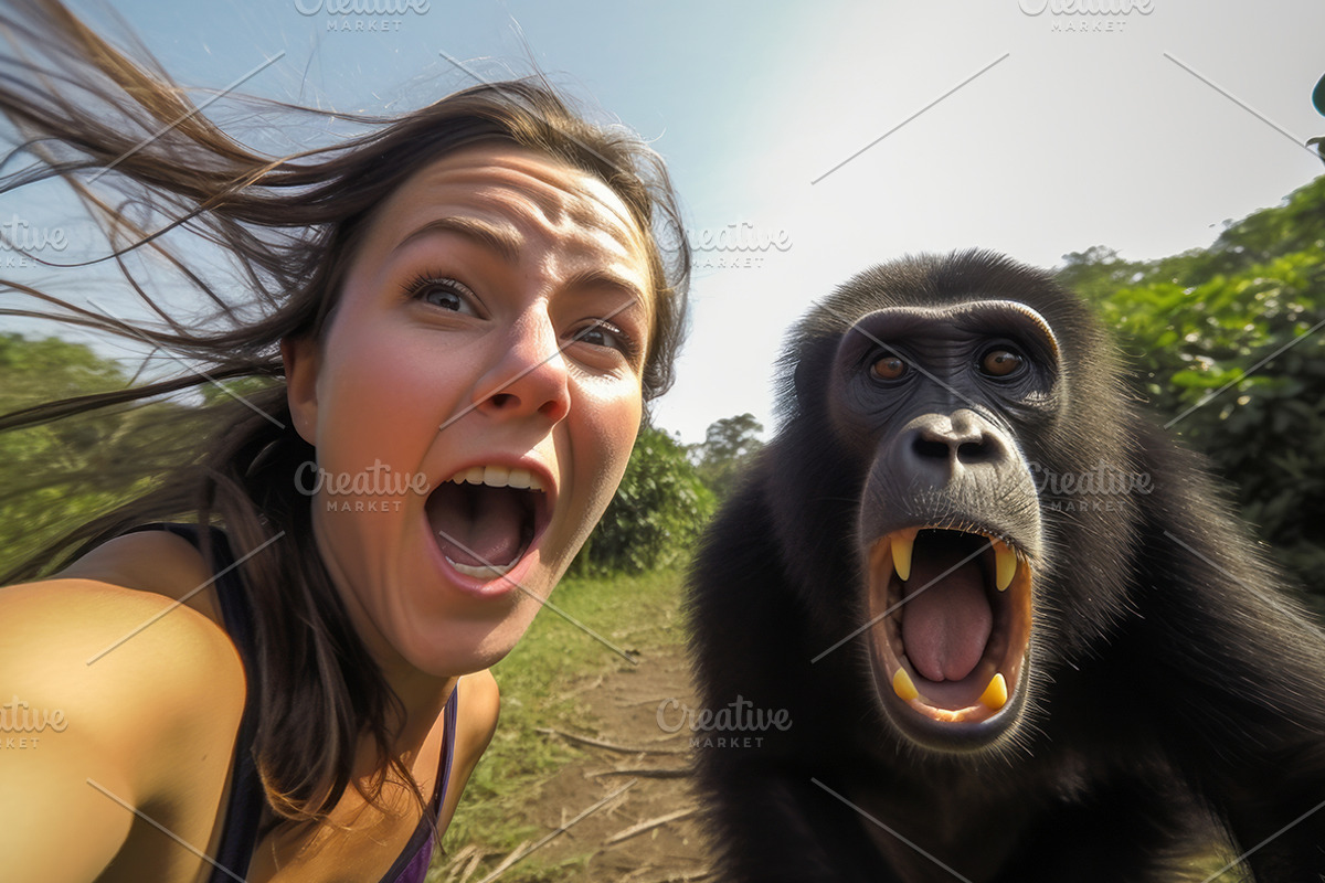 Selfie with wild animals - 63 images, an Animal Photo by Handmadefont (Photo 9 of 11)