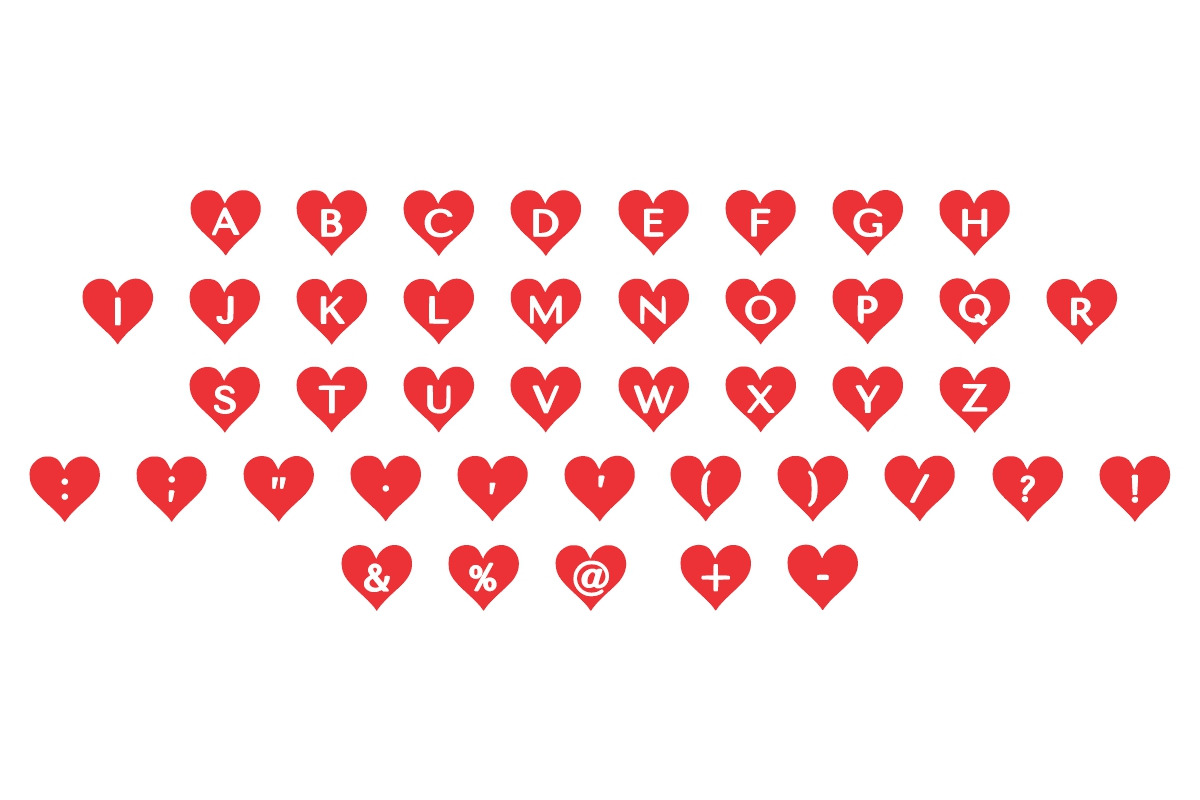 Magic Love Font, a Symbol Font by Fourteen Letter (Photo 4 of 6)