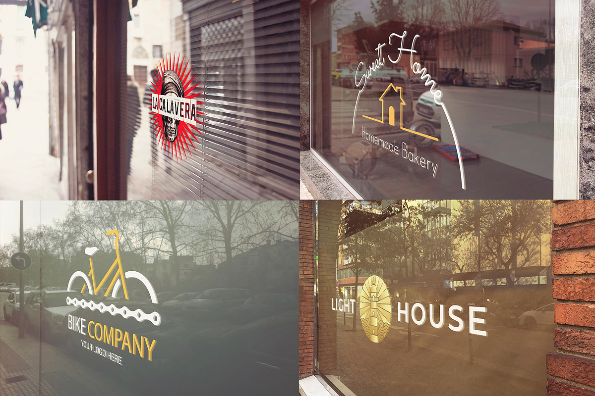 Glass Logo Mockups Bundle x25, a Mockup by SmartDesigns (Photo 7 of 8)
