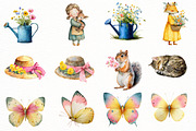 Summer Kids and Animals Clipart, an Illustration by Designworld (Thumbnail 2 of 5)