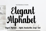 Elegant Alphabet, a Script Font by Wow Magic (Thumbnail 1 of 3)