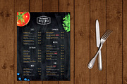 Modern Bistro/Cafe Menu Template, a Brochure Template by Themzy Templates (Thumbnail 1 of 3)