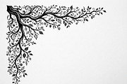 50 Tree Branch Corner Silhouette, a Decorative Illustration by Amazin_art (Thumbnail 5 of 25)