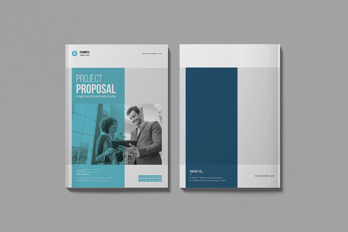 Project Proposal Template, a Brochure Template by Work-Envance (Photo 7 of 7)