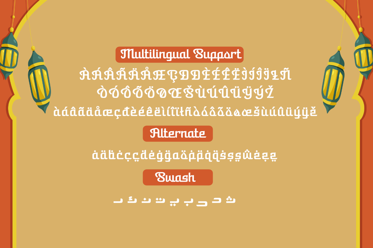 Ramangan - Arabic Style, a Sans Serif Font by Differentialtype (Photo 6 of 8)