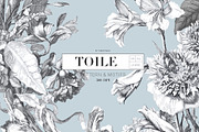 Toile Fleurie, Pattern & Motifs!, a Pattern Graphic by TSTUDIO (Thumbnail 3 of 11)