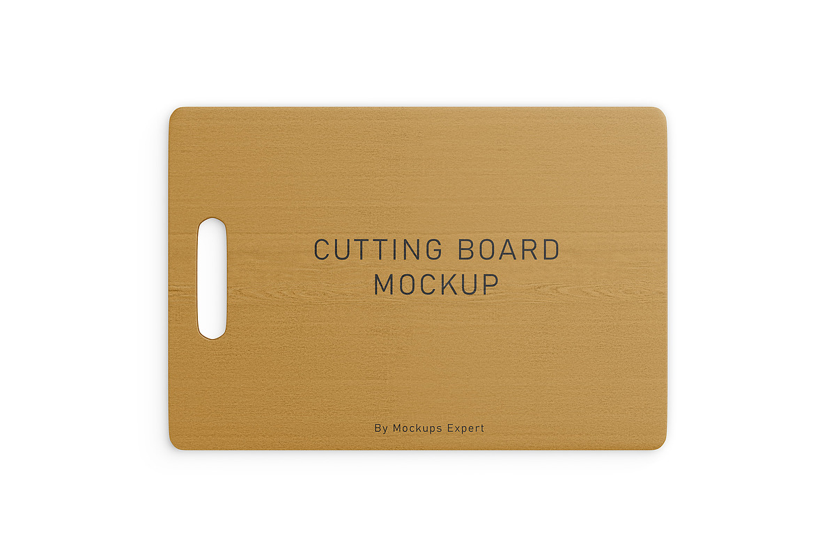 Wooden Cutting Board Mockup, a Household Mockup by Mockups Expert (Photo 2 of 5)