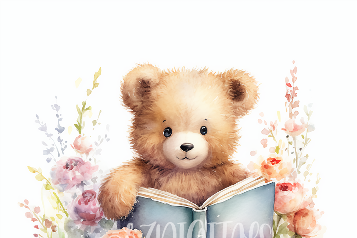 Teddy Bear Printable Art, an Object Graphic by EzDigitals (Photo 3 of 7)