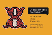 Celtic Nova colored font, a Script Font by kaer_shop (Thumbnail 3 of 10)