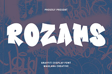Rozams Graffiti Display Font
