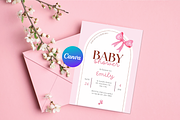 Girl Cute Birthday Invitation Canva, an Invitation Template by Minda Studio (Thumbnail 2 of 3)