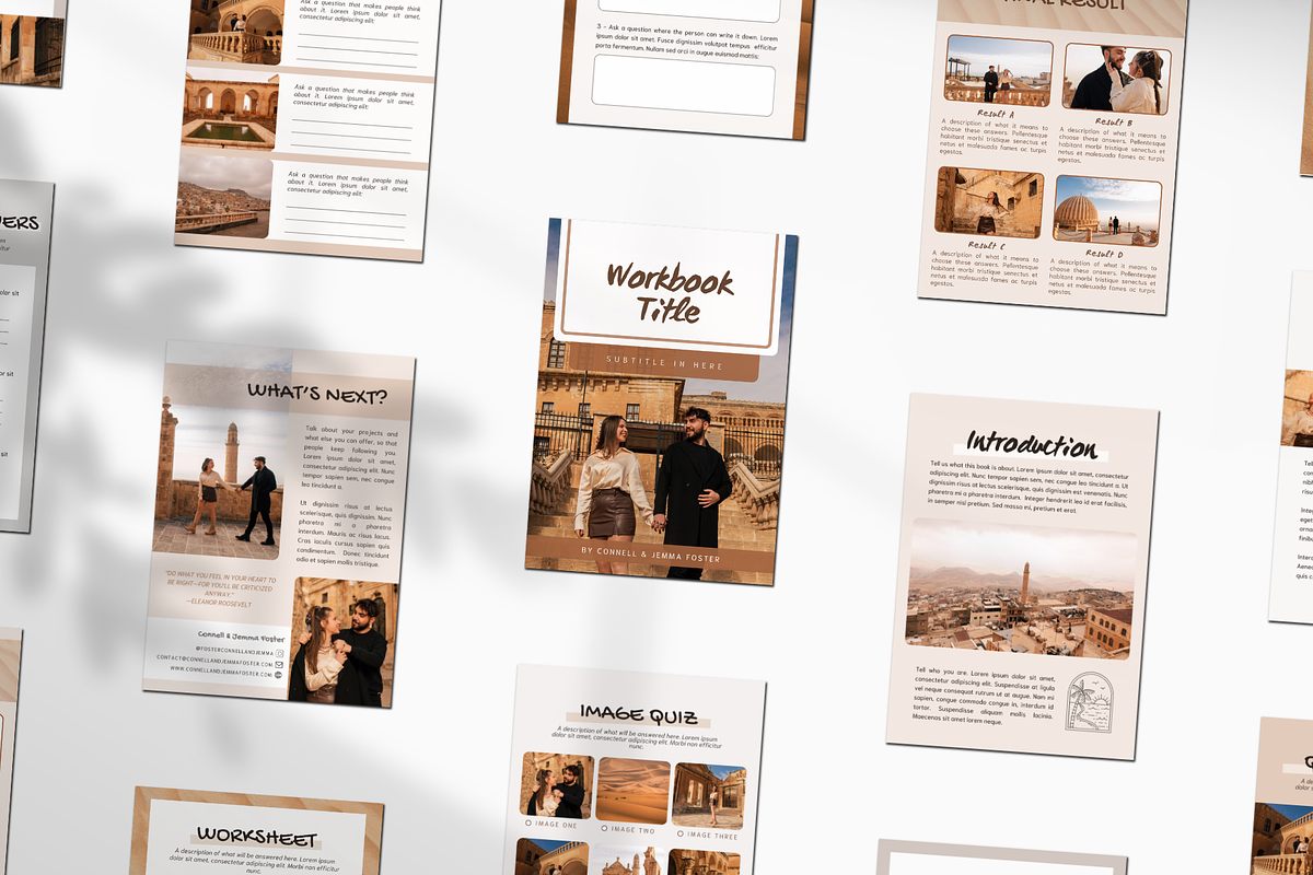 WORKBOOK CANVA TEMPLATE, a Print Template by The Little Lily Studio (Photo 4 of 5)