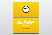Bright Bold Business Card Design 013, a Business Card Template by Nonaglyph Design (Thumbnail 1 of 5)
