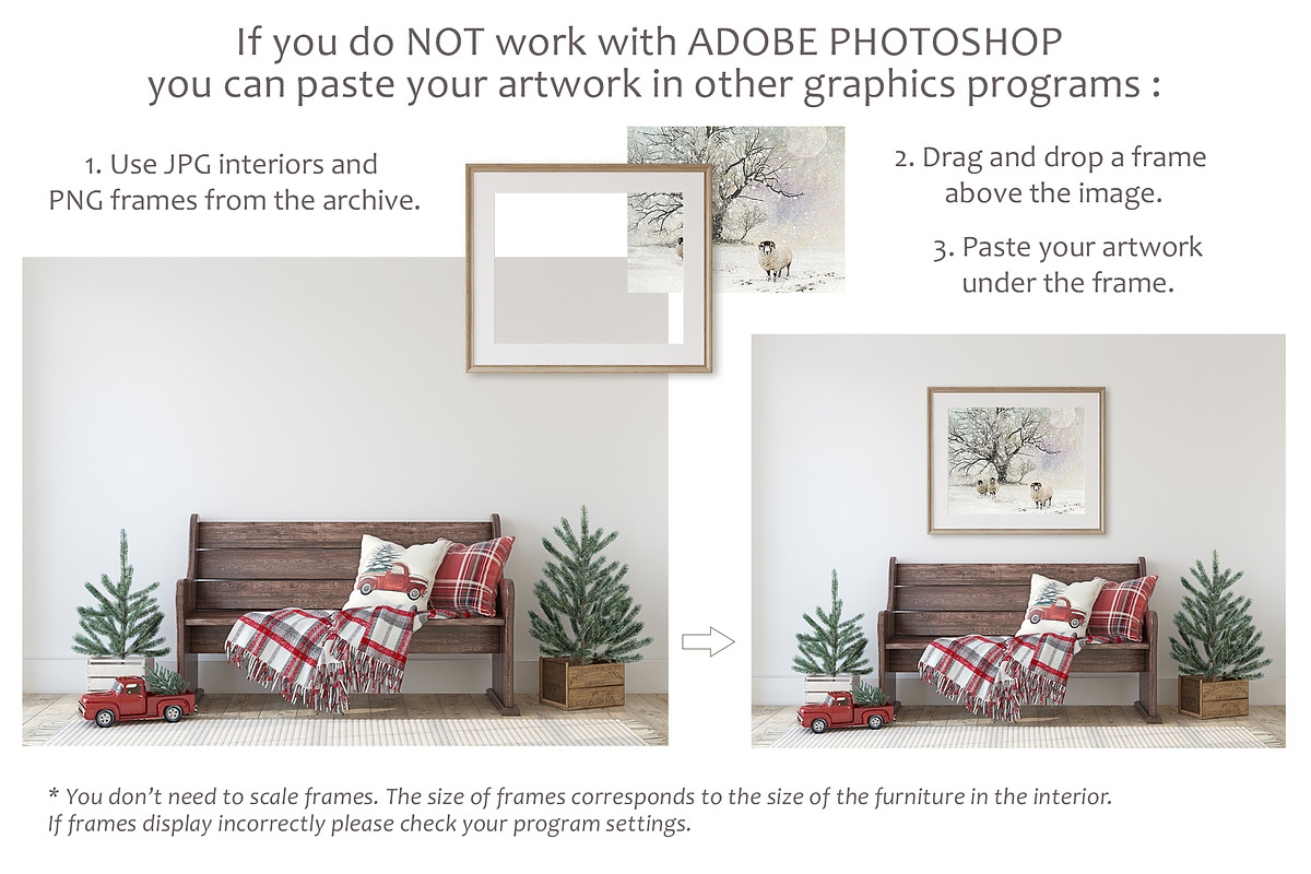 SEASONS Frame Mockups, a Print Template by MyHomeMockups (Photo 11 of 11)