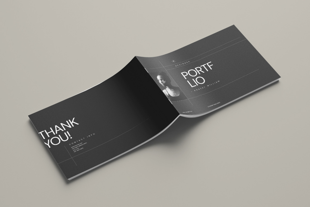 Designer Portfolio Landscape, a Brochure Template by Pixelpick (Photo 9 of 9)