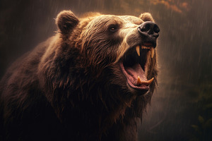 angry brown bear, a Photo by Pictures for you!!!!!!!!!