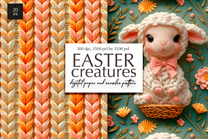 Easter Seamless Patern Pack