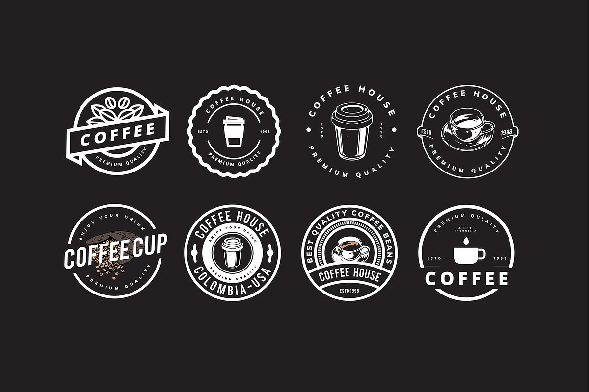 15 coffee logo design bundle, a Branding & Logo Template by grindstudio (Photo 2 of 5)