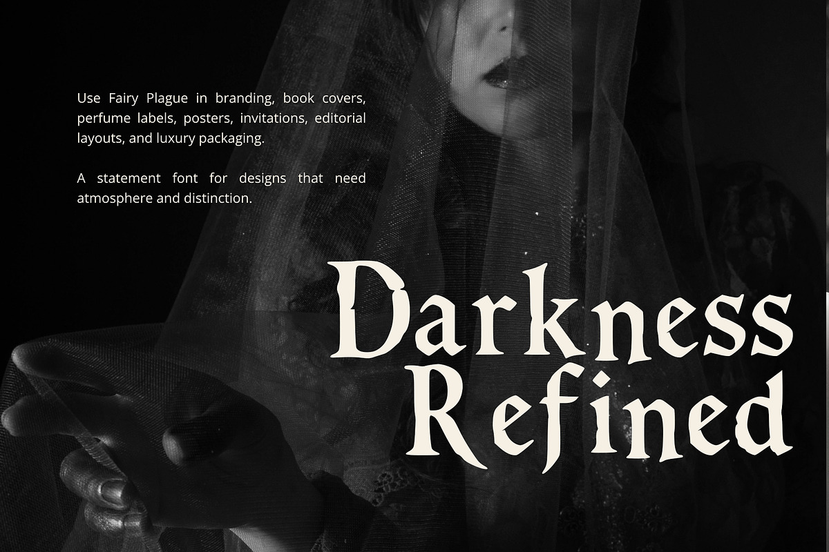 Dark Fairytale Display Serif Font, a Font by foxsong (Photo 6 of 6)