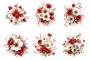 Whimsical spring flower clipart, an Illustration by SinaCreation (Thumbnail 4 of 11)