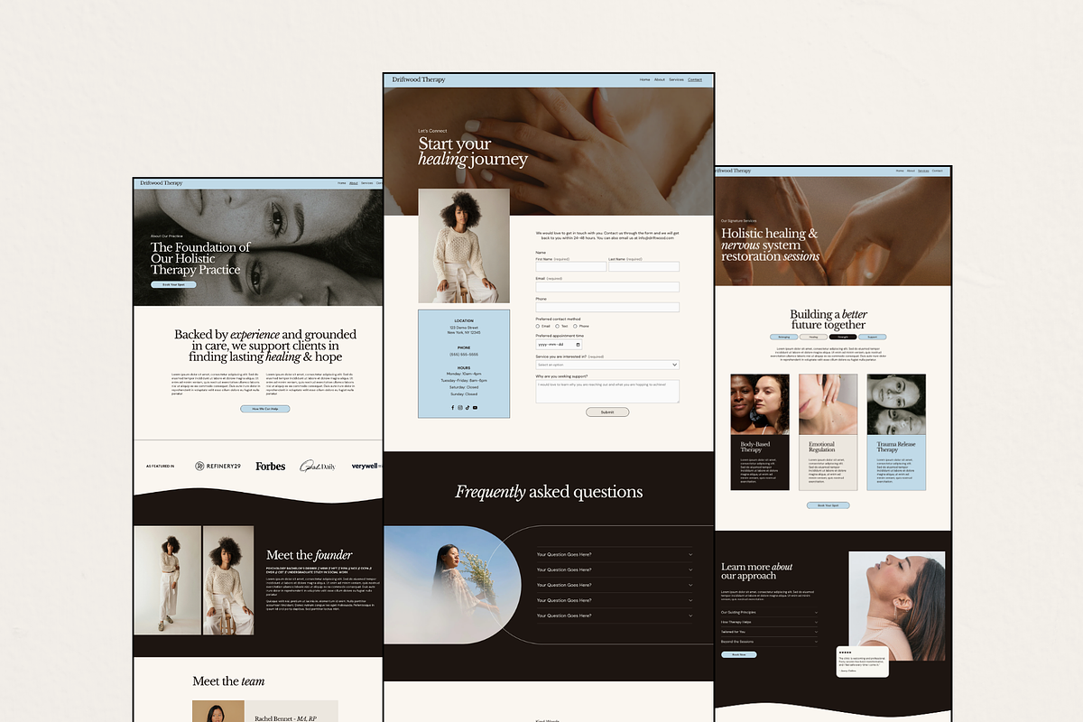 Squarespace Website Template Coach, a Squarespace Template by Breah Designs (Photo 3 of 10)