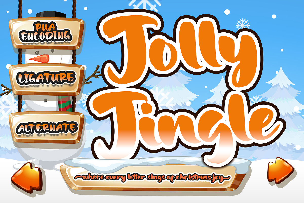 Jolly Jingle, a Handwritten Font by Letterara (Photo 1 of 11)