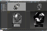 Stage Light 11, a Furniture 3D Model by akerStudio (Thumbnail 13 of 16)