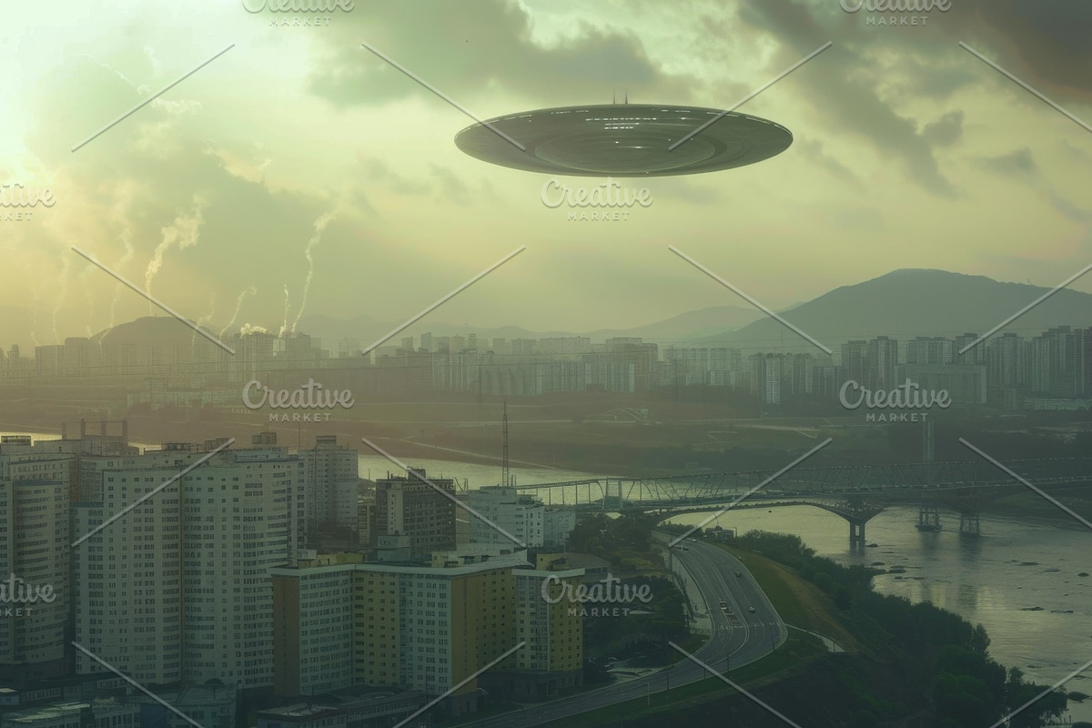 97 UFO objects flying in the sky, a Transportation Photo by Handmadefont (Photo 71 of 101)