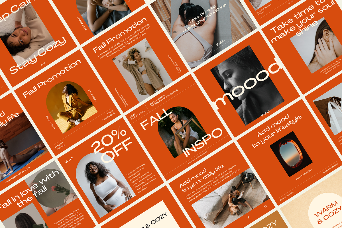 Mood Fall IG Post & Stories Template, a Social Media Template by Rumiz Design (Photo 3 of 13)