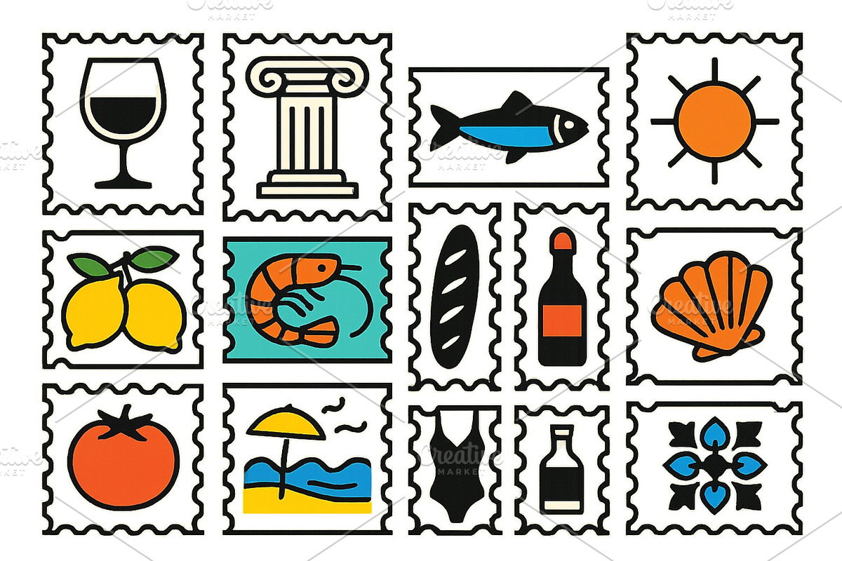 Colorful vector illustration of food, a Food Illustration by ZinetroN