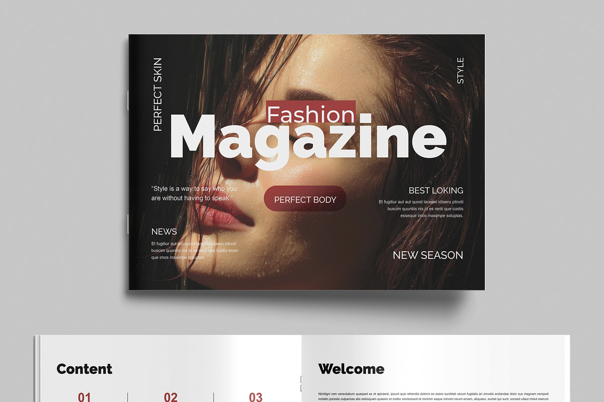 Fashion Magazine Layout Design preview 2