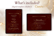 Canva *Elegant Wedding* Invitation, an Invitation Template by ElladesignCo (Thumbnail 1 of 5)