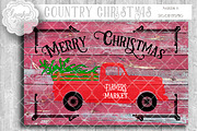 Vintage Chevy Pickup Christmas SVG, an Illustration by SparkalDesigns (Thumbnail 1 of 2)