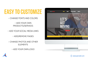 Personal Trainer Website for Wix, a Shopify Template by Parrot Designs (Thumbnail 3 of 4)