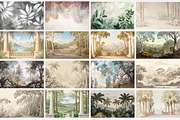 Hand drawn forest building wallpaper, a Wallpaper Graphic by Muzi pear studio (Thumbnail 4 of 10)