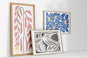 Modern Abstract Botanical Prints, a Wallpaper Graphic by Helospace (Thumbnail 4 of 10)