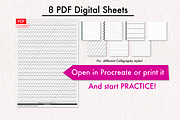 Calligraphy Practice Toolkit, a Brush Add-On by Magnatype (Thumbnail 7 of 8)