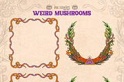 Weird Mushrooms, an Object Illustration by Ink Stories (Thumbnail 13 of 23)